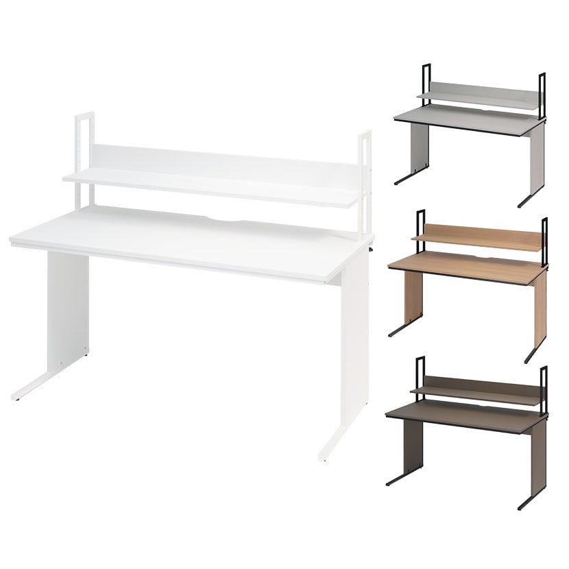 送料無料】 オフィスデスク 平机 幅1400×奥行700×高さ700mm + 机上