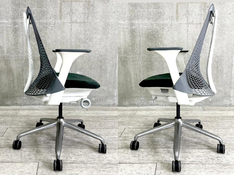 中古】セイルチェア Herman Miller/ハーマンミラー 肘付ハイバック