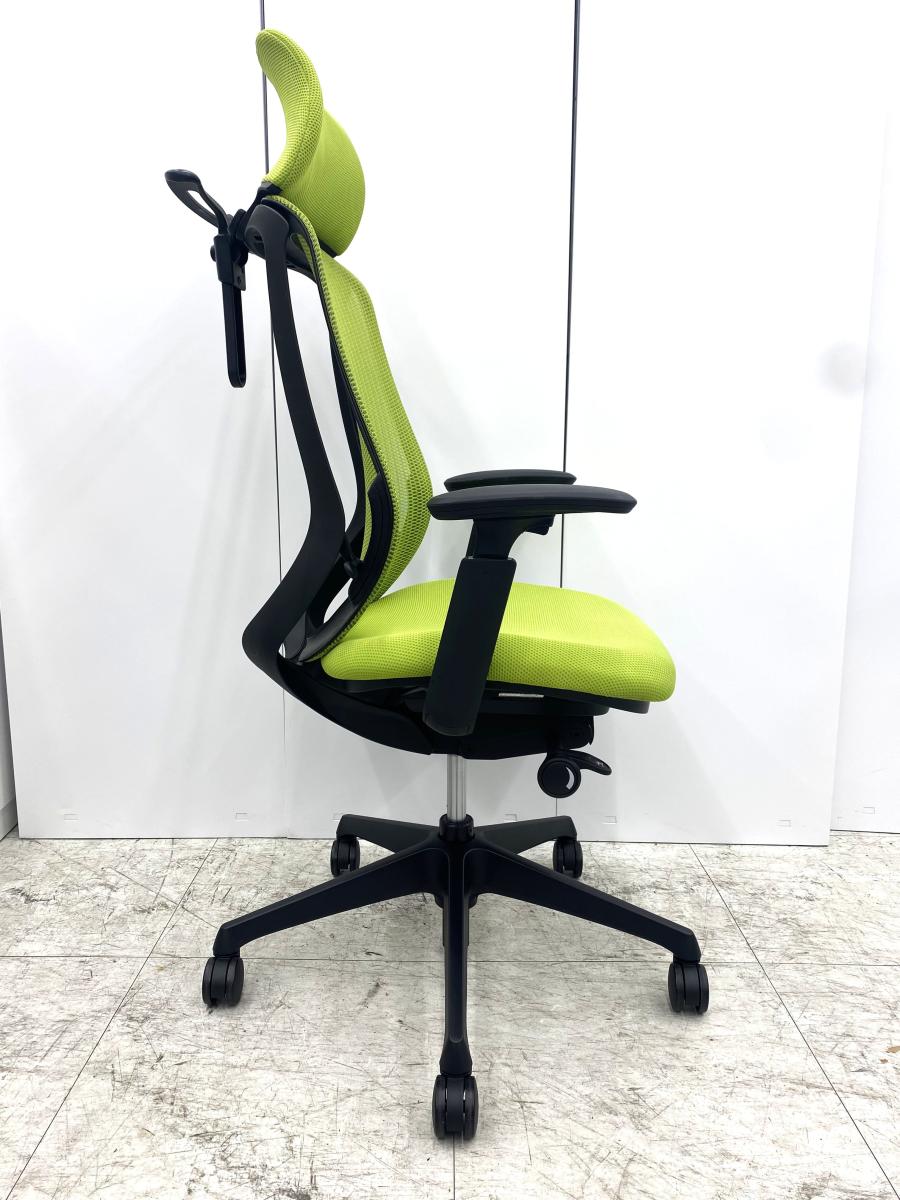 中古】シルフィーメッシュ オカムラ/okamura 肘付ハイバックチェア