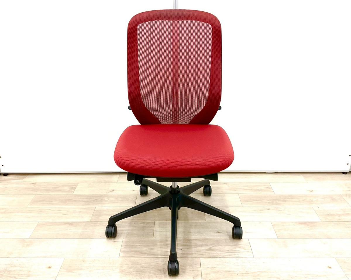 中古】シルフィーメッシュ オカムラ/okamura 肘無ハイバックチェア