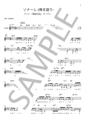 楽譜】夏色の服 / 大貫 妙子 (ピアノソロ / 中〜上級) - Piascore 楽譜