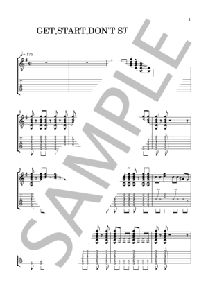 楽譜】BE FREE / BY-SEXUAL (エレキギター / 初〜中級) - Piascore