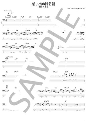 楽譜】Virtual Insanity / ジャミロクワイ (エレキベース / 中〜上級