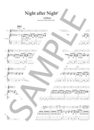 ANTHEM | 楽譜一覧 - Piascore 楽譜ストア