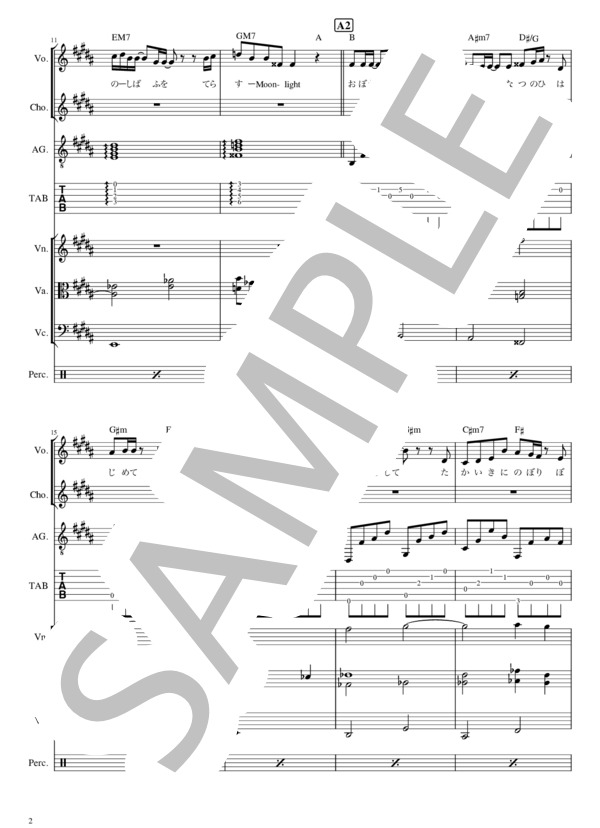 楽譜】Time Passed Me By 〜夜の芝生〜 - TM NETWORK / TMN (バンド