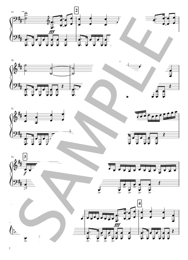 楽譜】「鬼滅の刃」サントラ楽譜集 vol.2 / ピアノソロ中級 / 椎名 豪