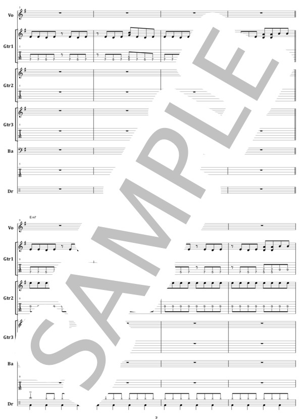 楽譜】KANA-BOON / フルドライブ バンド・スコア / 谷口 鮪 (バンド