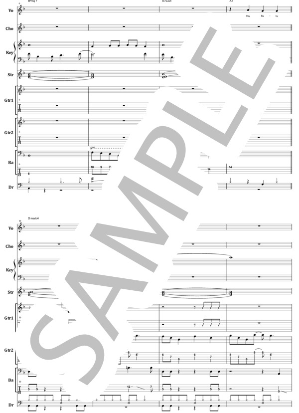 楽譜】美人薄命 / アン・ルイス バンドスコア from68 / アン・ルイス