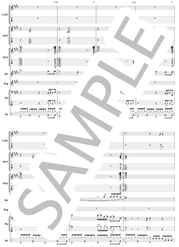 楽譜】高中正義 / BLUE LAGOON バンド・スコア 楽譜 / 高中 正義