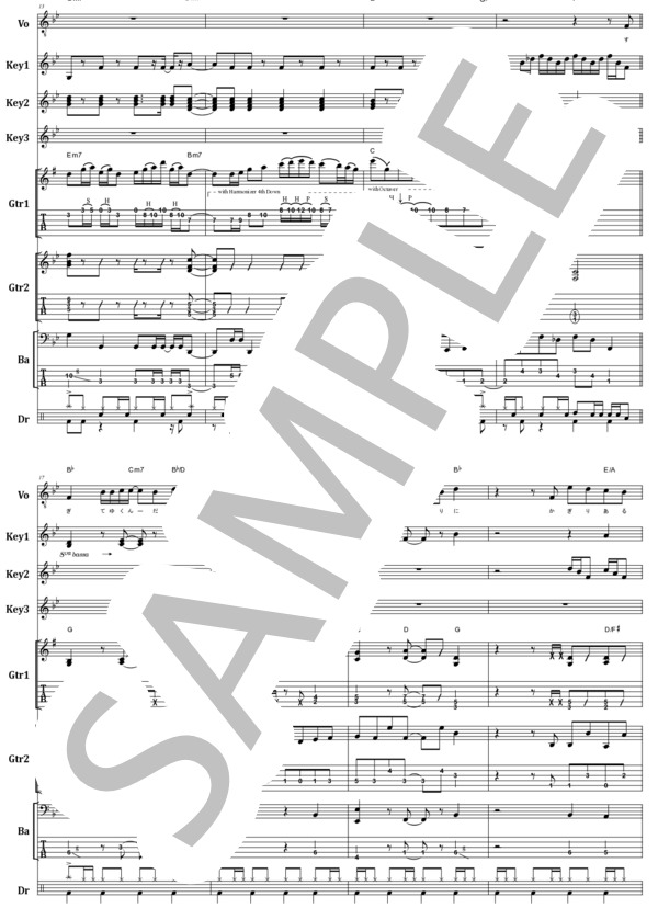 楽譜】ライラック / Mrs.GREEN APPLE バンド・スコア from68 / 大森 元