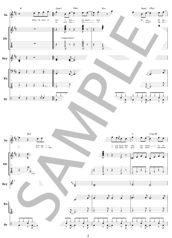 楽譜】GARY MOORE / FALLING LOVE WITH YOU バンド・スコア 楽譜