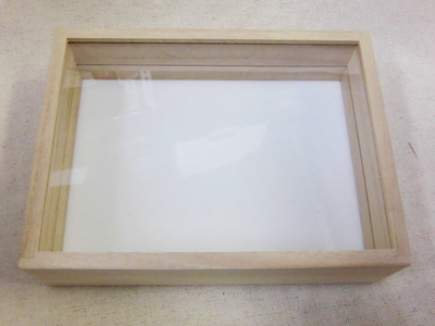 本格インロータイプの硝子蓋式、桐製の昆虫標本箱｜モンスター