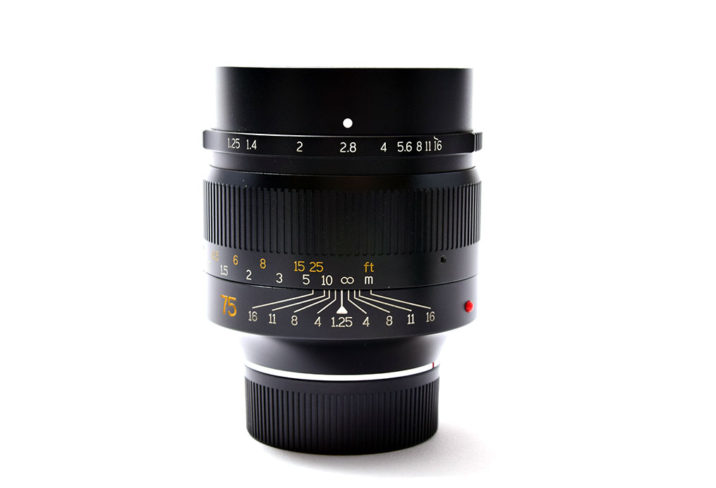七工匠 (しちこうしょう) 7artisans 75mm F1.25 (ライカM用) ブラック