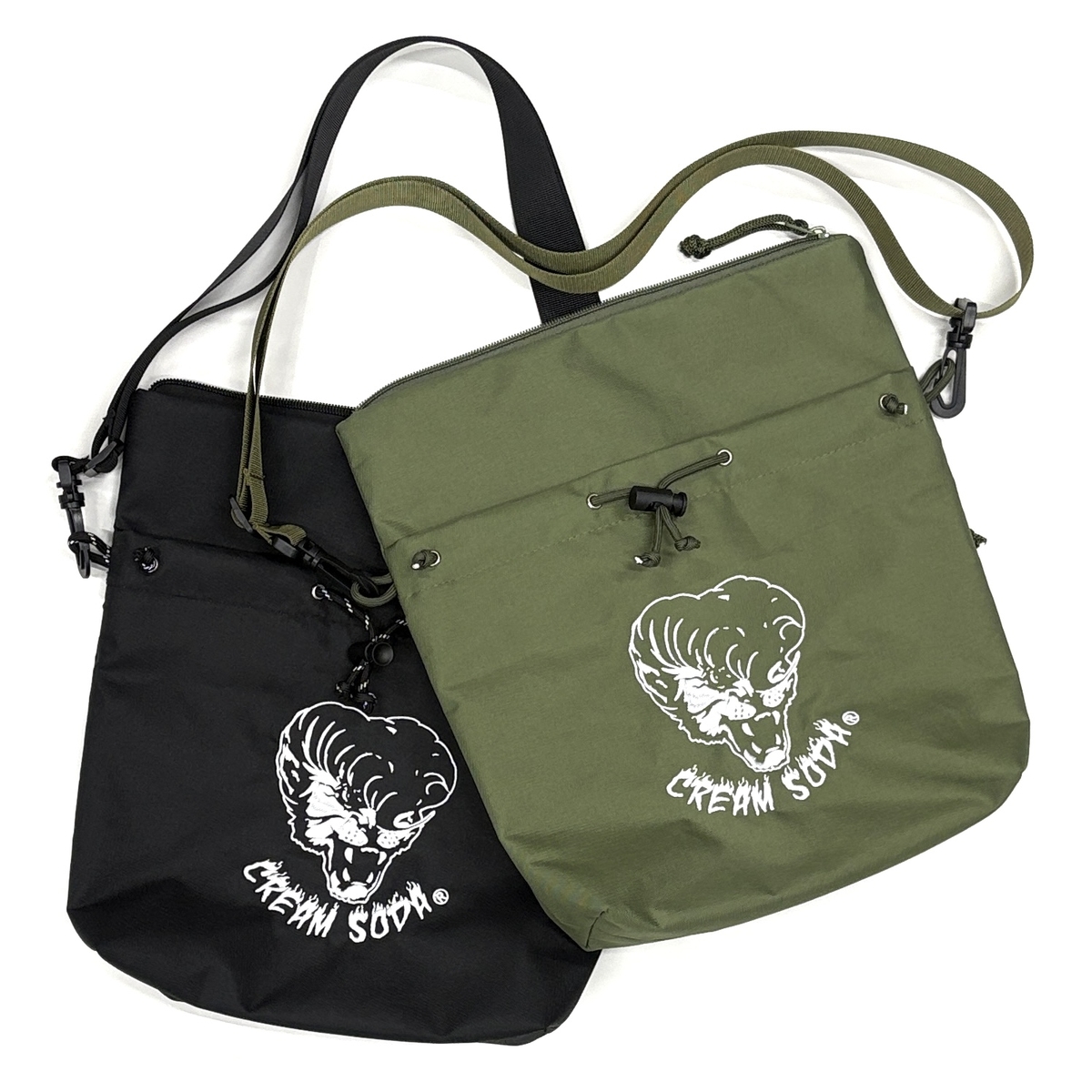 当時物 at the hop 巾着袋 creamsoda ピンクドラゴン 初期 当時物 at