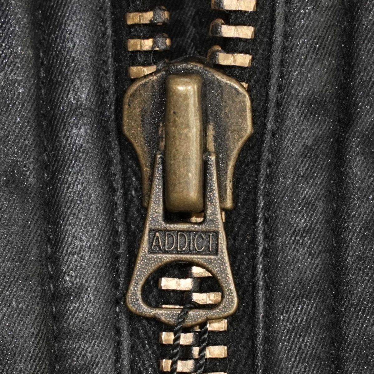 アディクトクローズ ワックス コットン ウルスター ベスト ブラック