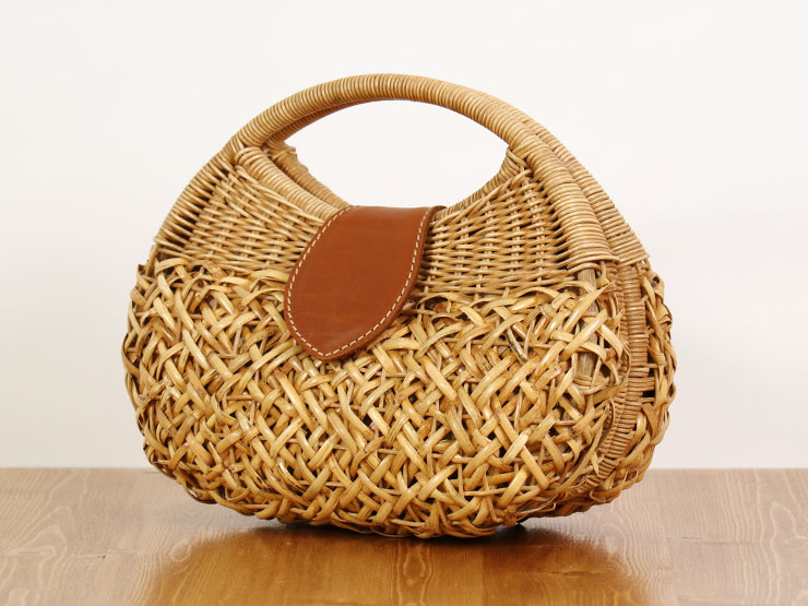 楽天市場】[ 夏バッグ ] カゴバッグ ラタンバッグ ラウンド型