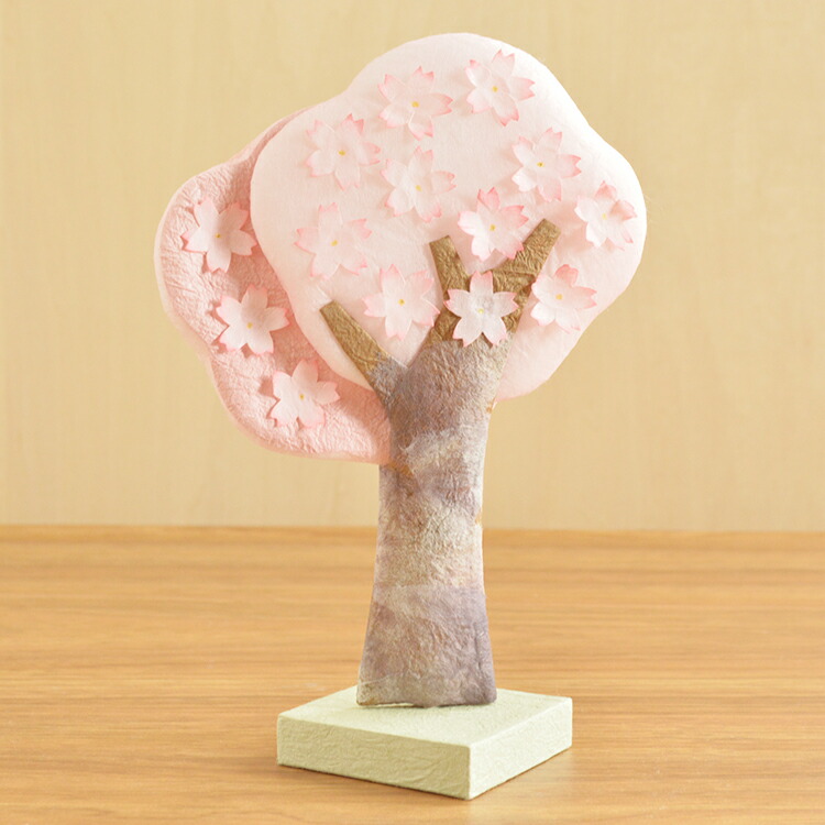 楽天市場】さくら サクラ 桜 置物 和紙 オブジェ 手作り 満開 和紙