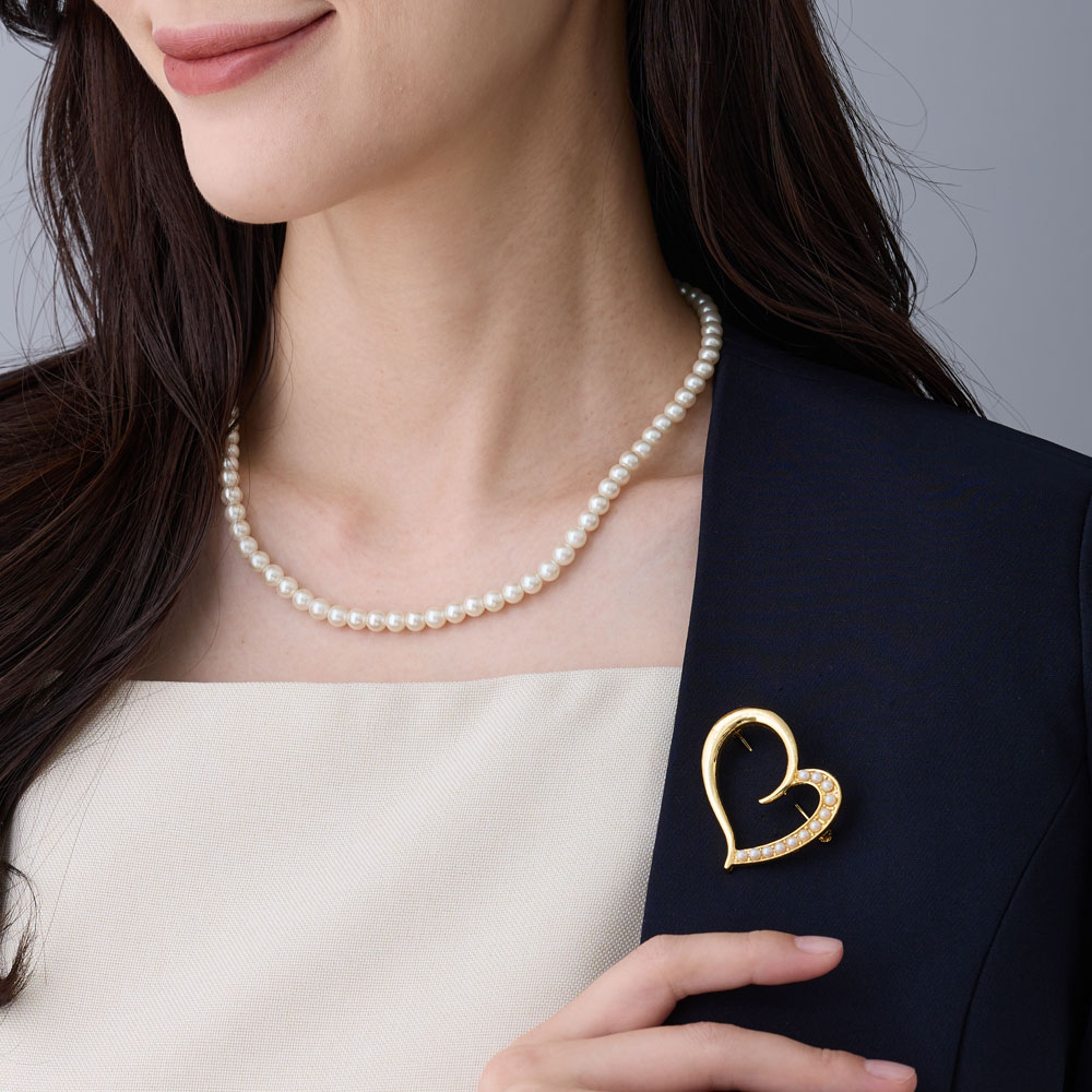 楽天市場】【25%OFFクーポン対象！】 ブローチ ハート 日本製 K18GP