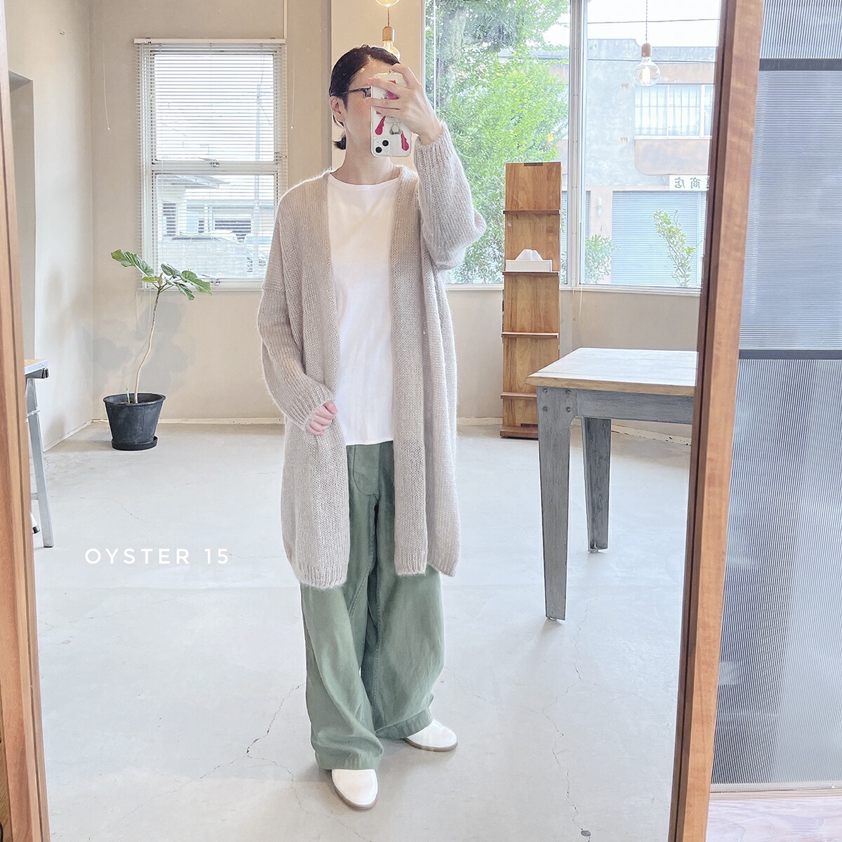 楽天市場】evam eva エヴァムエヴァ E233K025 mohair silk cardigan