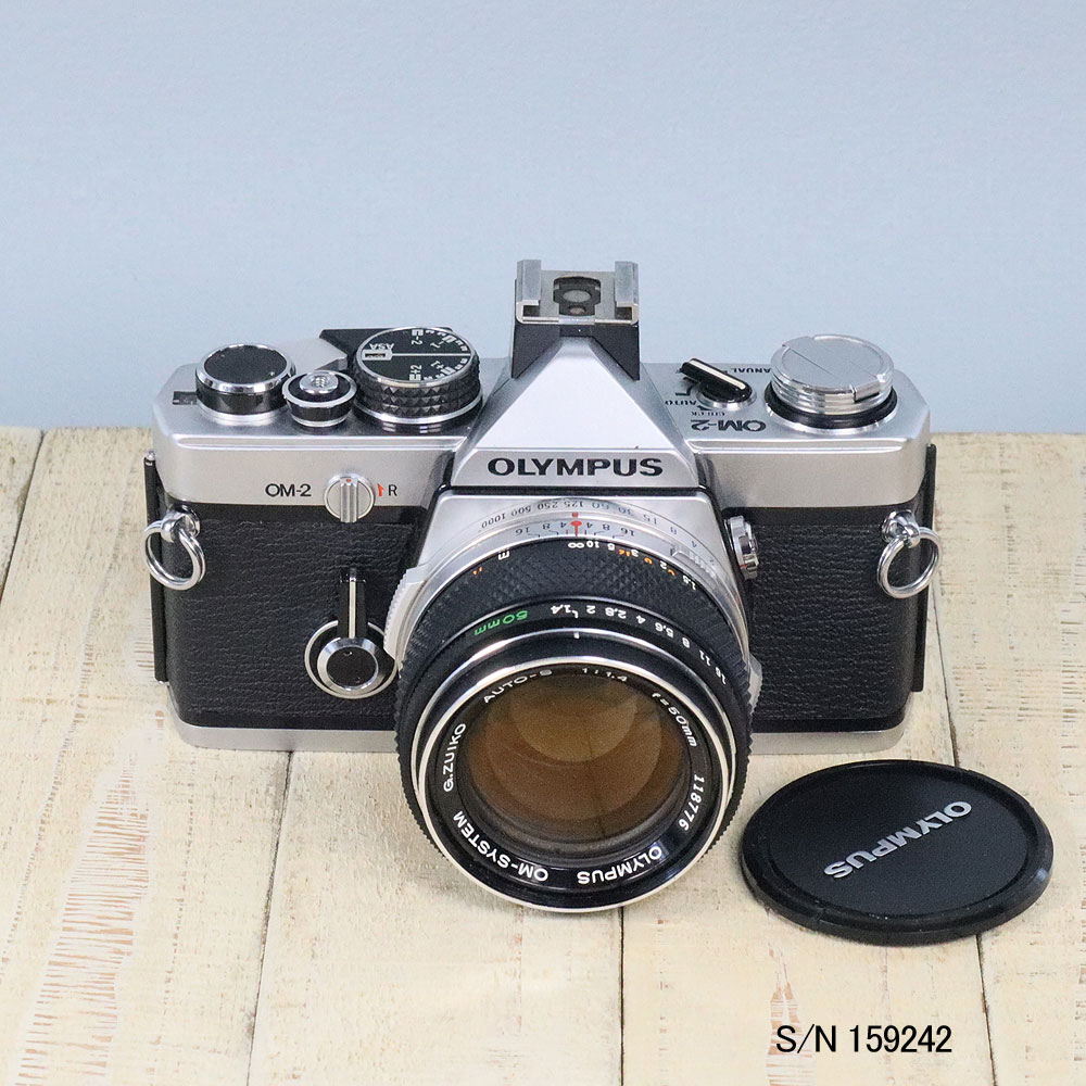 中古】【送料無料】【保証付 】 オリンパス OM-2 S/N 159242 レンズ G