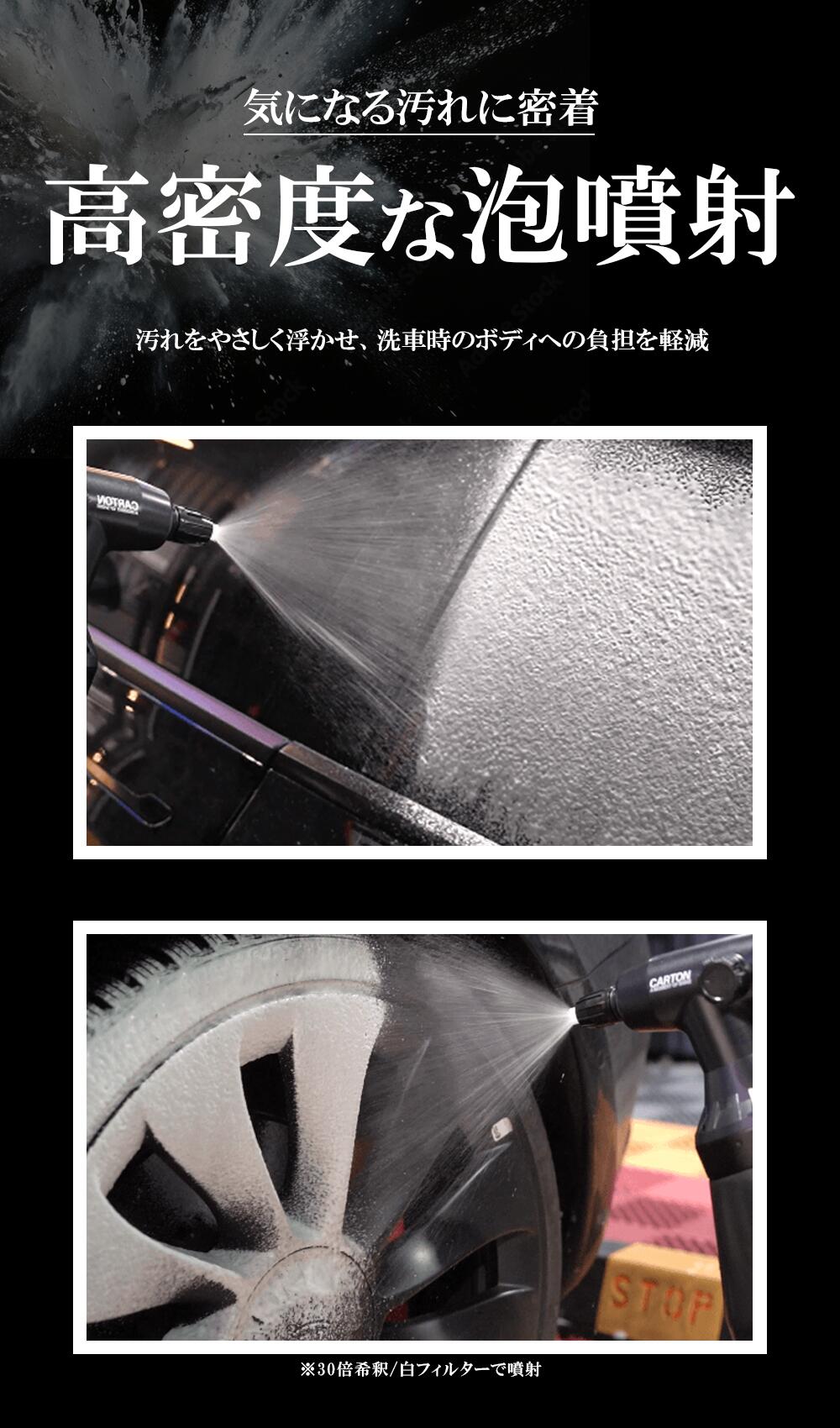 楽天市場】CARTON SUPER DRY FOAM 電動フォームガン カートン 洗車 泡