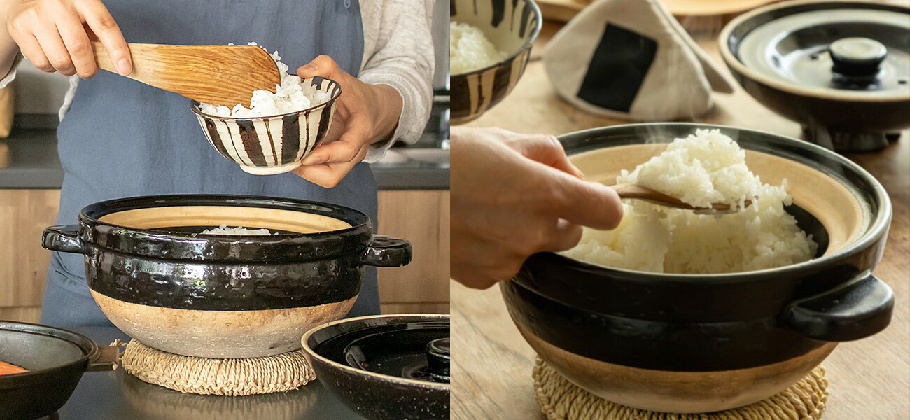 楽天市場】【公式限定 3点セット商品】 長谷園 かまどさん三合炊き 陶