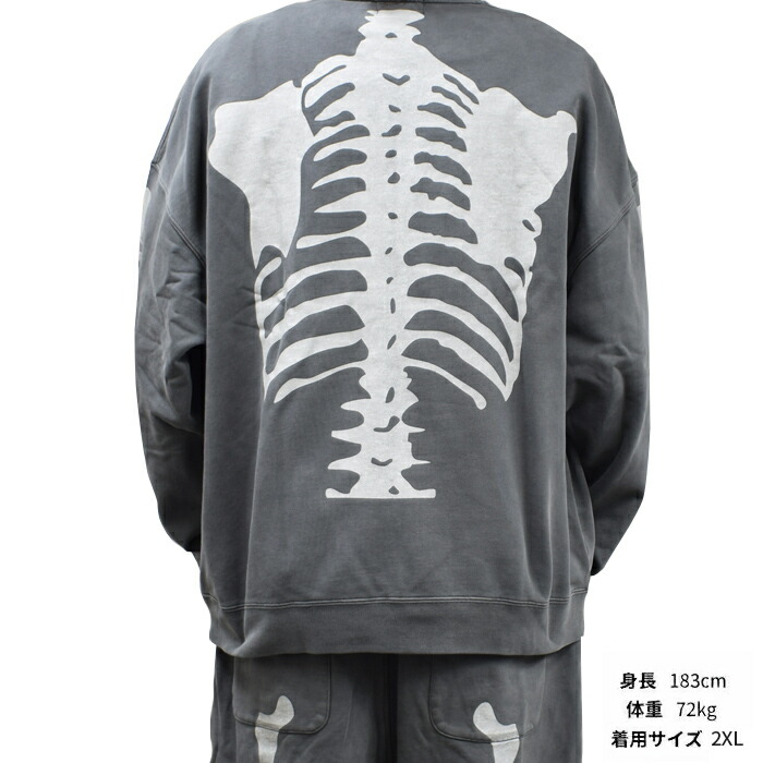 VANSON バンソン スウェット BONE CREWNECK SWEAT トレーナー フリース
