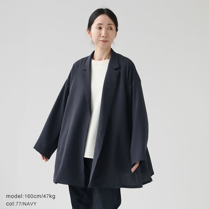 楽天市場】mizuiro ind ミズイロインド｜テーラードシャツジャケット 3