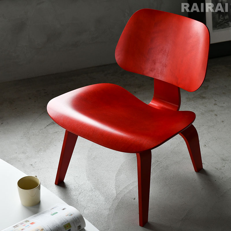 楽天市場】ハーマンミラー イームズプライウッドラウンジチェア LCW.11