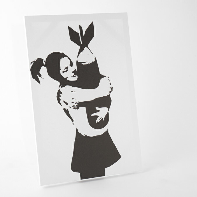 楽天市場】BANKSY CANVAS ART キャンバス アートファブリックパネル
