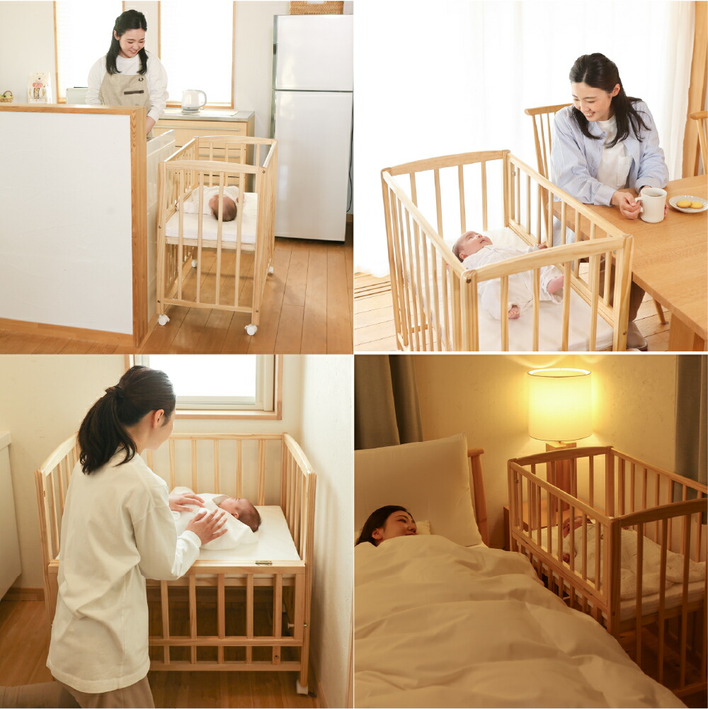 楽天市場】[最大400円OFFクーポン配布中] ベビーベッド ミニ 大和屋