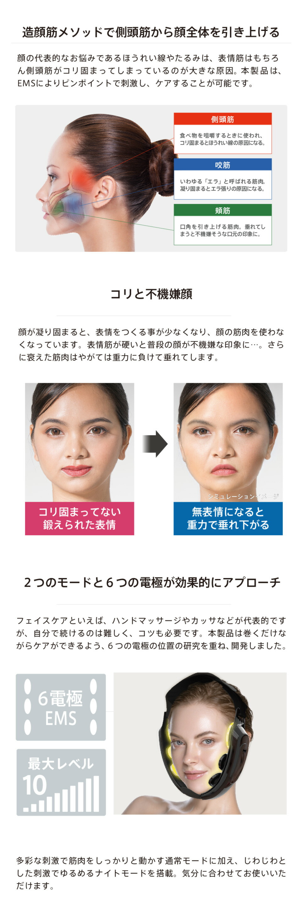 楽天市場】【ZOGANKINマチュア】ゾーガンキン 美顔器 EMS 小顔