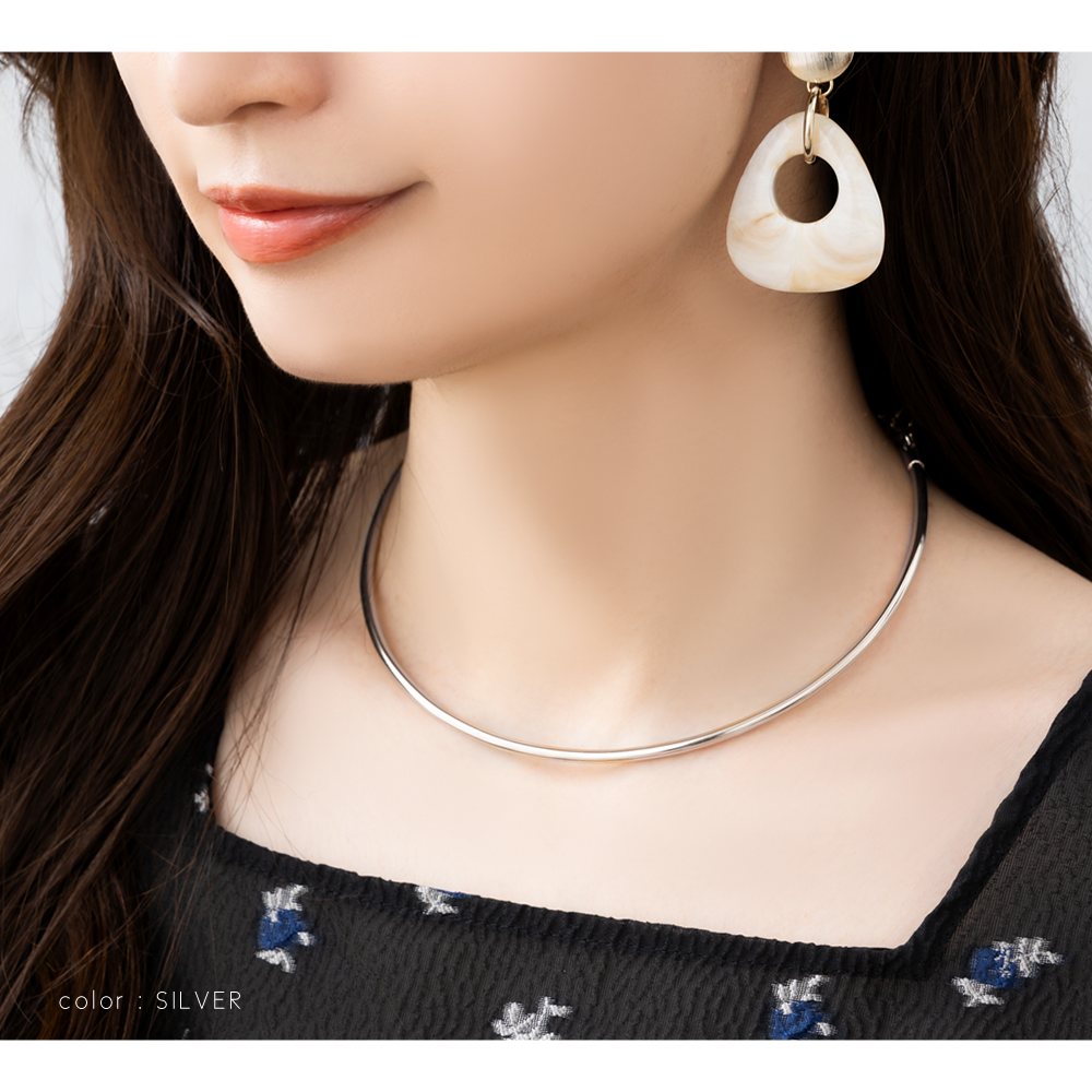 楽天市場】【金属アレルギー対応】チョーカー ニッケルフリー 18k