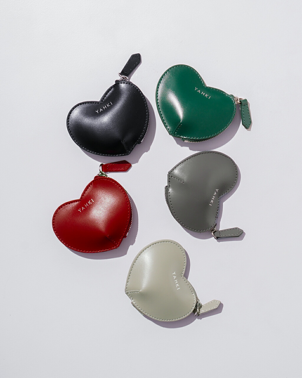 YAHKI（ヤーキ） ハート ミニポーチ MULTI CASE 財布 コインケース