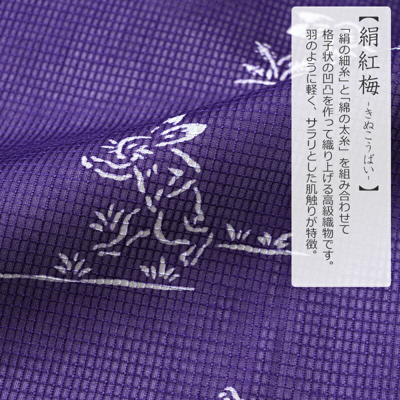 楽天市場】【10%OFFクーポン配布中】着物 単衣 絹紅梅 長板染め 鳥獣