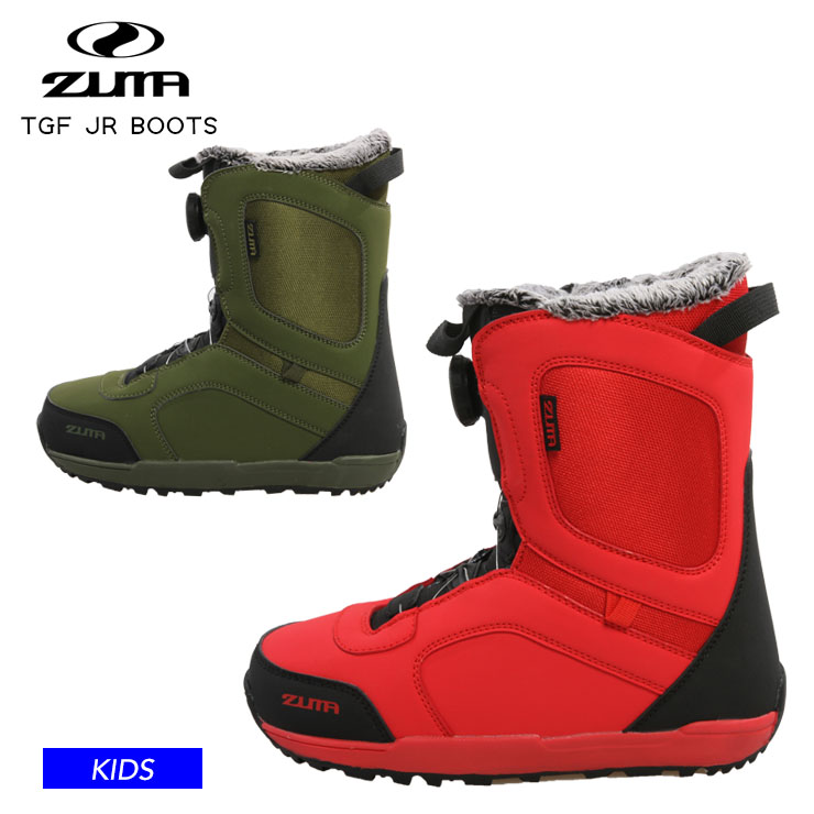22-23 ZUMA ツマ キッズ ブーツ TGF JR BOOTS ダイヤル式 スノーブーツ