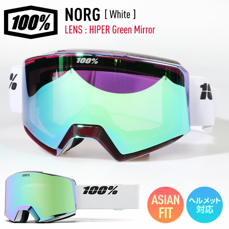 正規品 2025 100% ワンハンドレッド NORG ノルグ スノーボード