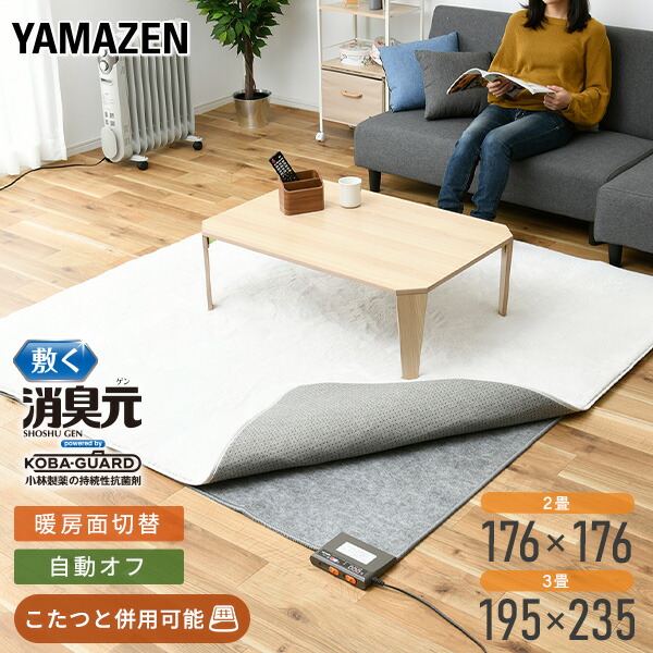 楽天市場】ホットカーペット 2畳 本体 室温センサー搭載 DC-2NKM 電気