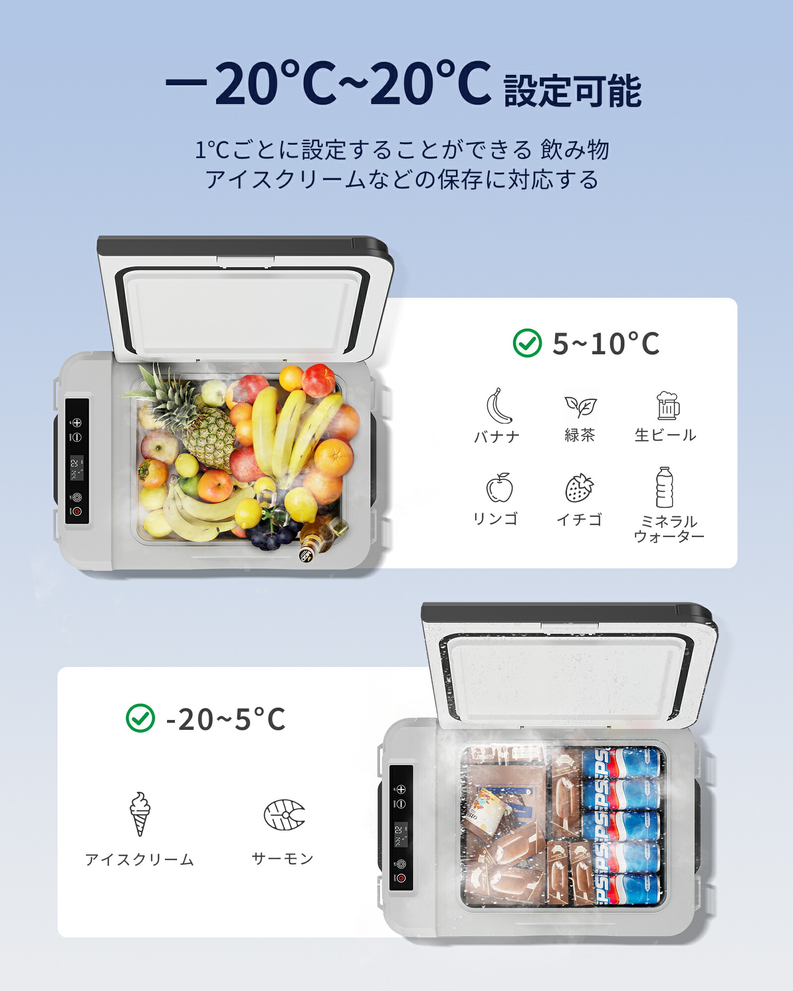 楽天市場】車載冷蔵庫 ポータブル冷蔵庫 小型 10L 持ち運び 車載 車載