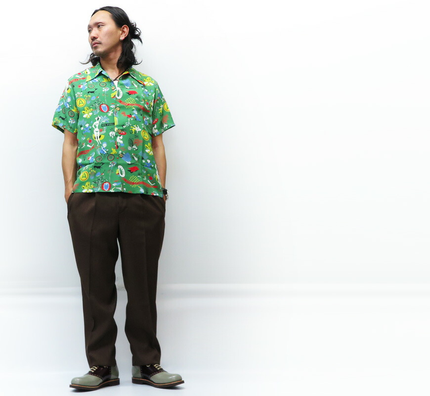 楽天市場】サンサーフ SUN SURF 半袖 レーヨン アロハシャツ