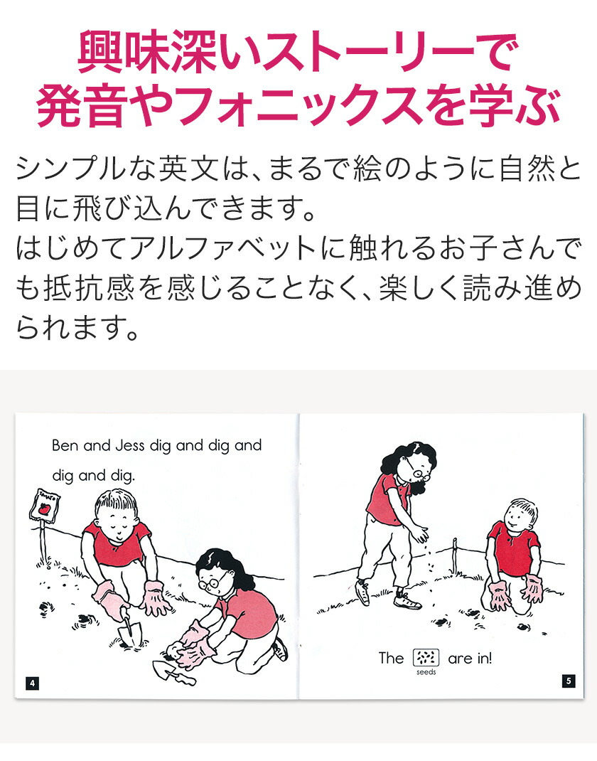 楽天市場】Phonics Readers レベルC フォニックス 英語絵本12冊セット