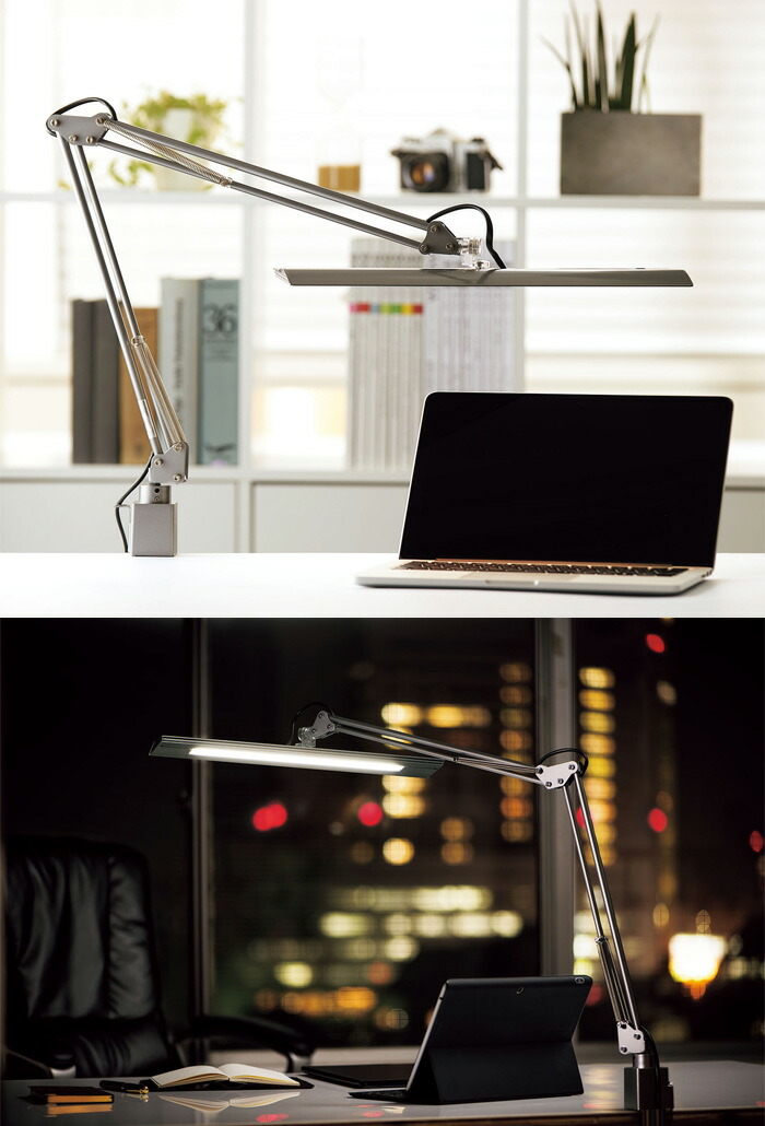 楽天市場】山田照明 Zライト LED デスクライト 黒 Z-10RB クランプ 目