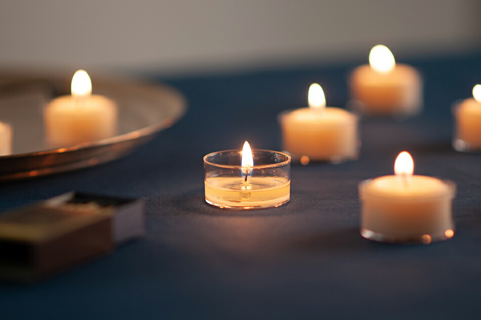 ティーライトキャンドル クリアカップ 10個入り（カメヤマキャンドル