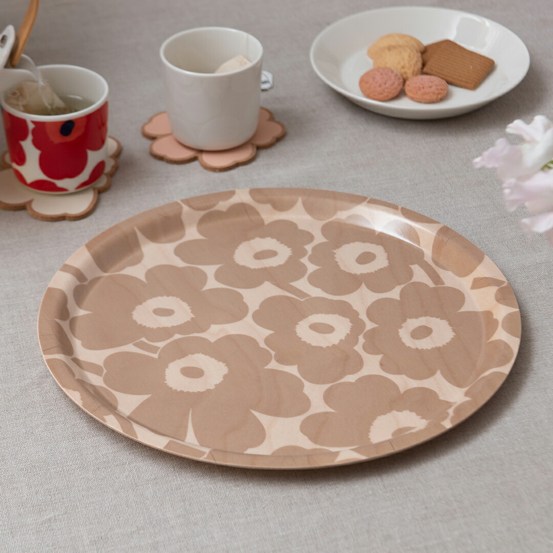 ミニ ウニッコ トレイ 31cm（マリメッコ／marimekko） フリーデザイン