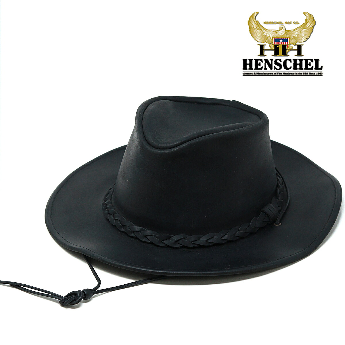 楽天市場】ヘンシェル 本革 カウボーイハット レザー 帽子 1154-23