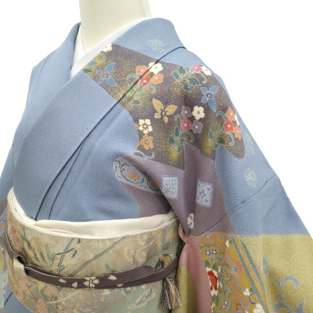 楽天市場】【中古】 訪問着 着物 リサイクル フォーマル 正絹 手描き