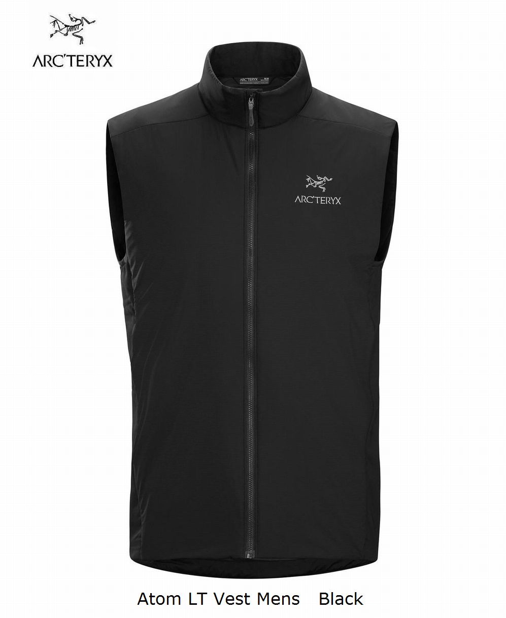 アークテリクス ARCTERYX Atom LT Vest Mens Black L07405000 アトム