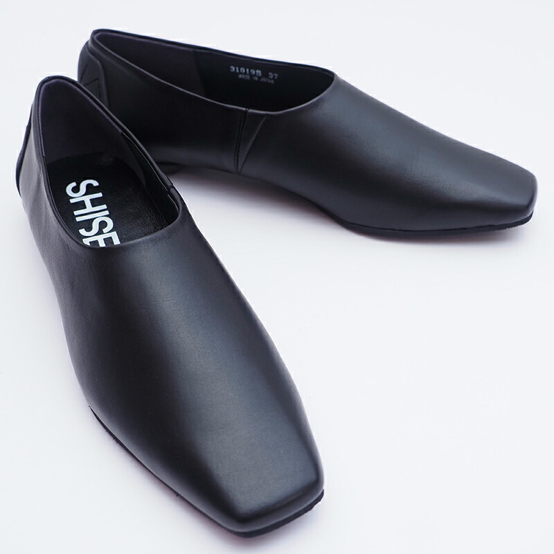SHISEI シセイ 31019S スクエアトゥローファー TIGHT SQUARE SLIPON 本