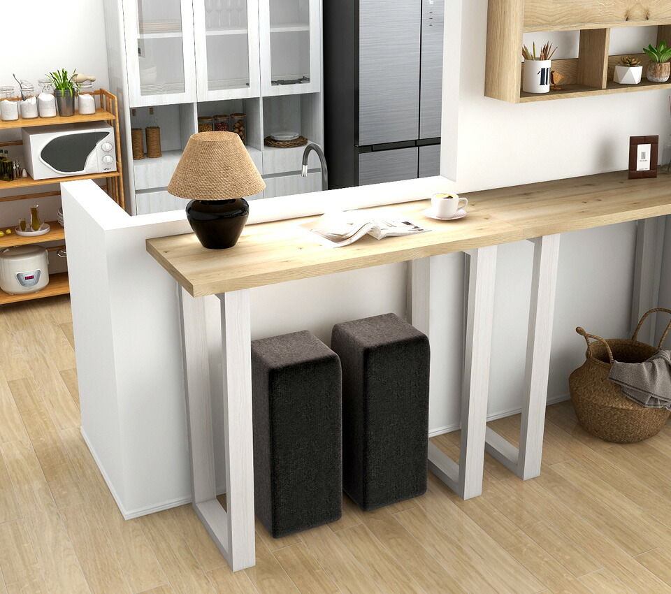 楽天市場】バーテーブル カウンターテーブル 高さ105cm 2人掛け ハイ