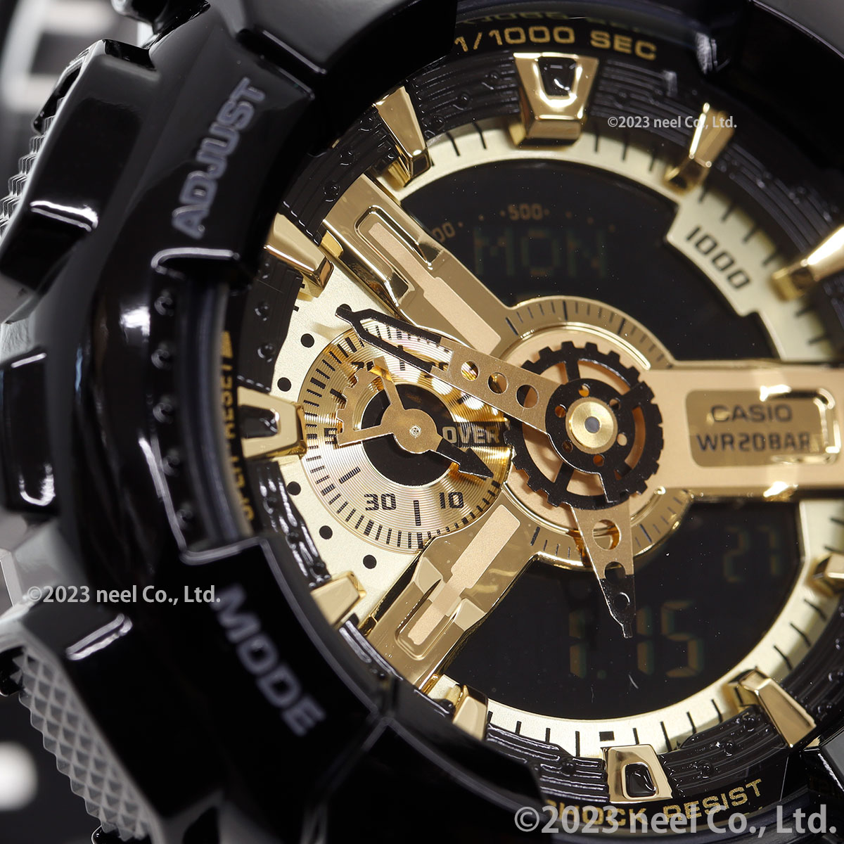 G-SHOCK カシオ Gショック 限定モデル アナデジ ブラック×ゴールド